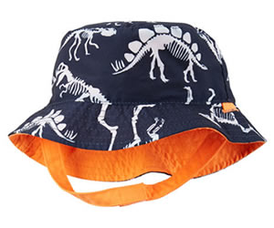 Reversible Dino Print Bucket Hatの画像
