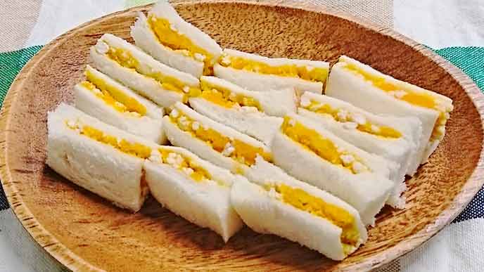 かぼちゃと鶏ひき肉のサンドイッチ